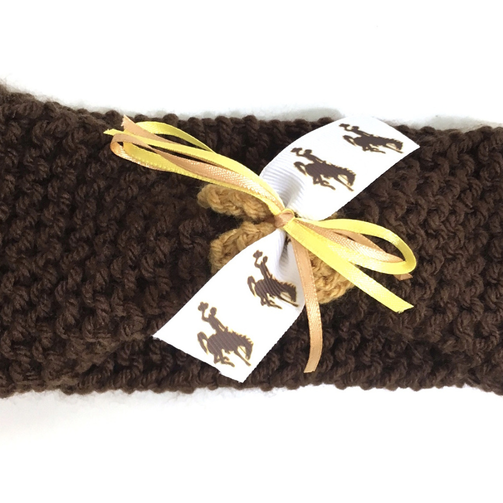 University of Wyoming COWBOYS Baby Headband *NEW*